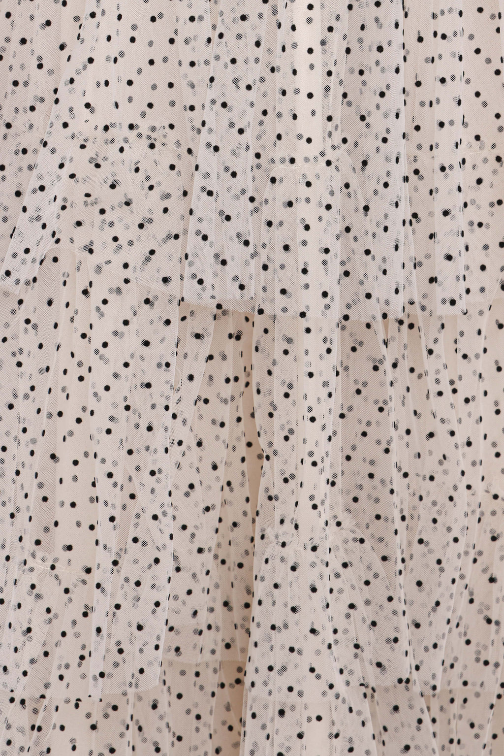 Belle Maxi Dress - Cream Polka Dot