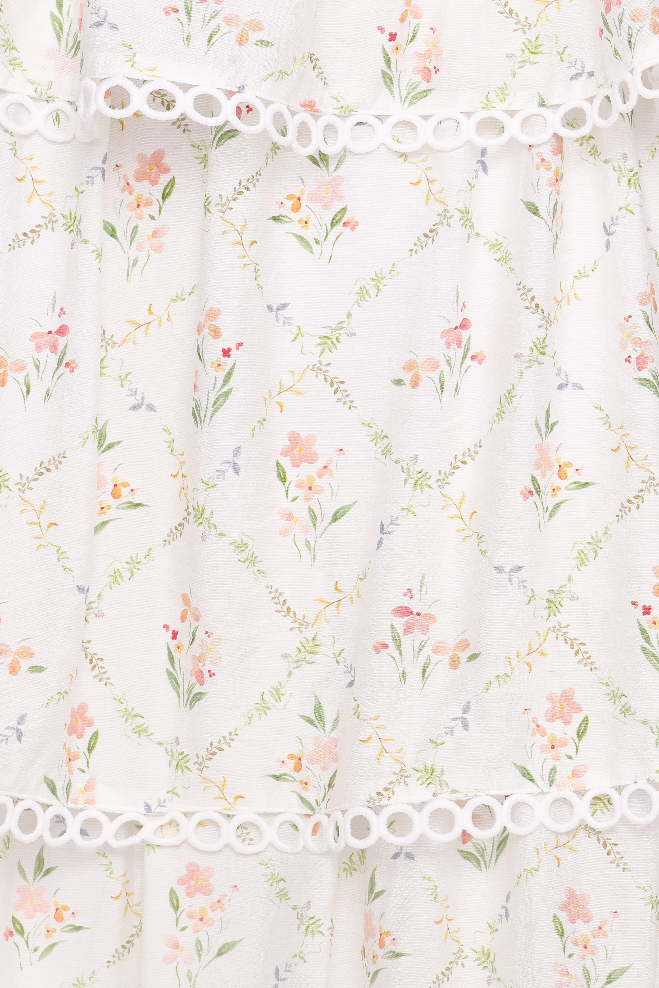 Chapel Maxi Dress - White Vintage Floral