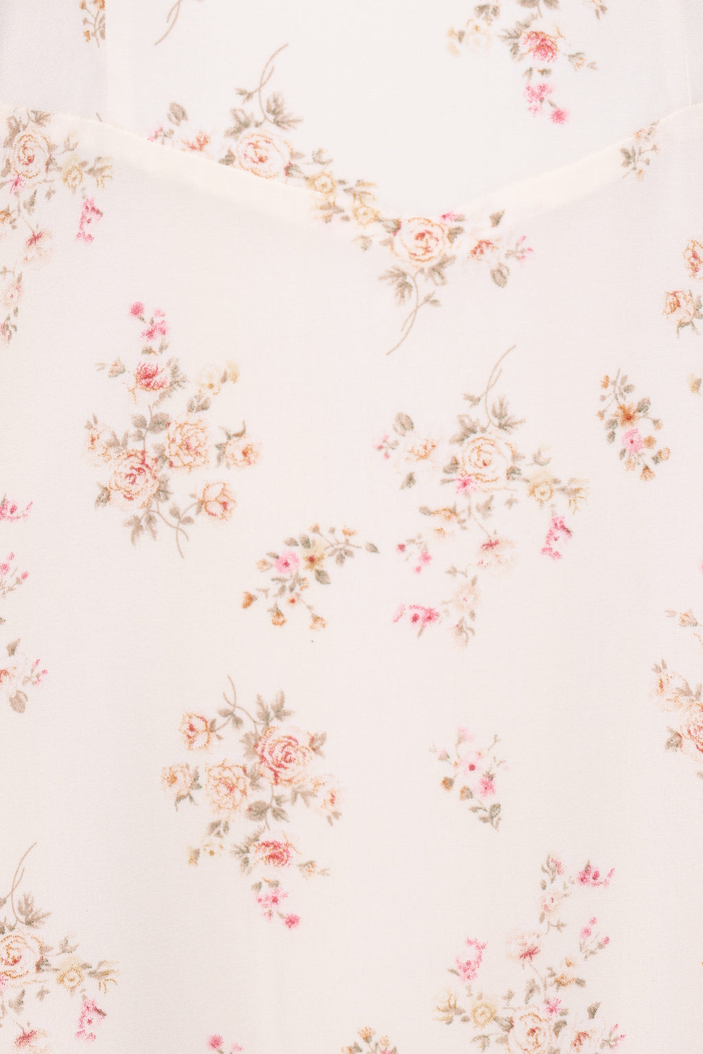 Clarissa Midi Dress - White Floral