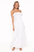 Gilbert Strapless Maxi Dress - White