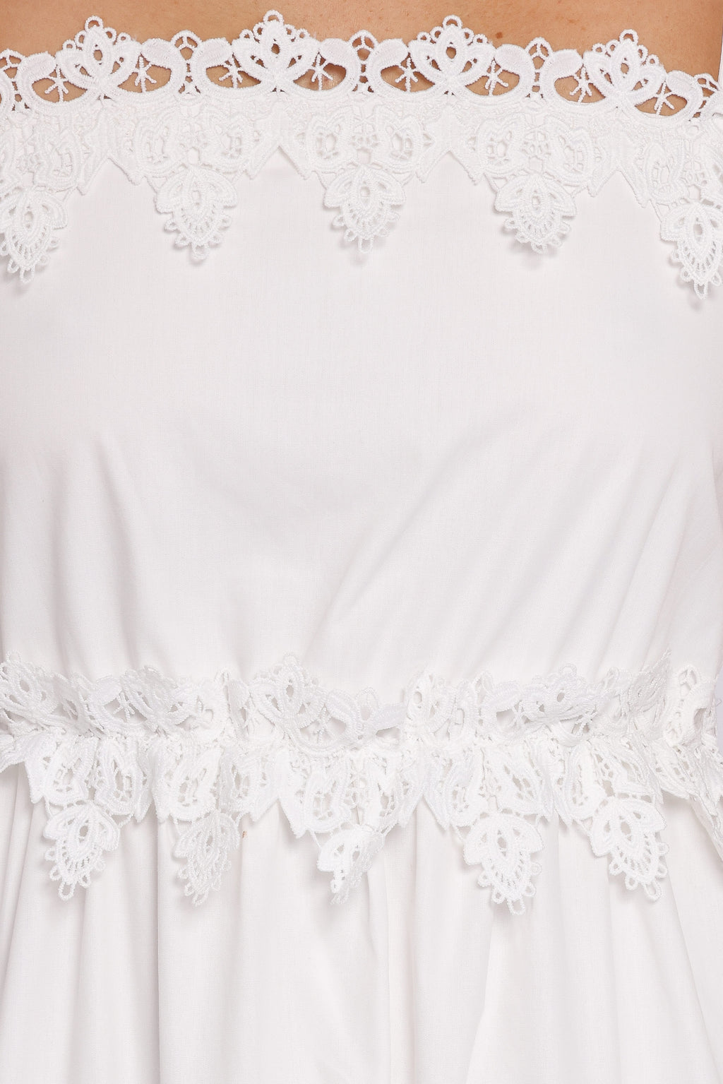 Kiana Midi Dress - White
