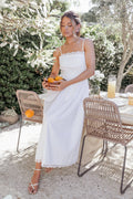 Kiana Midi Dress - White