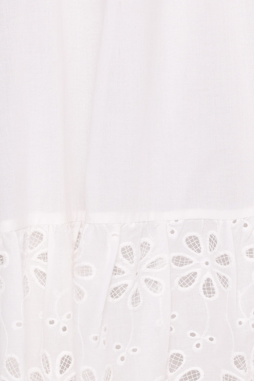 Xana Maxi Dress - White Broderie